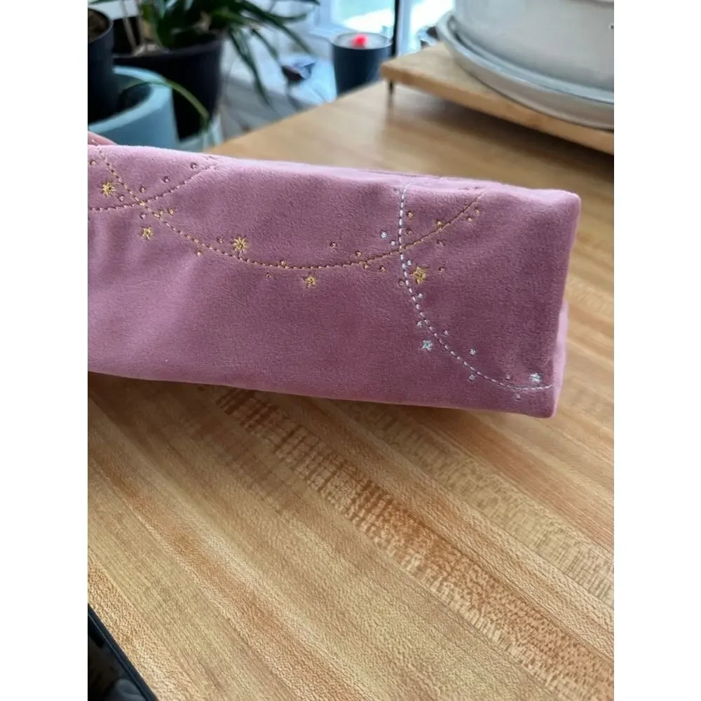 No. 7 Pink Travel Brush Bag